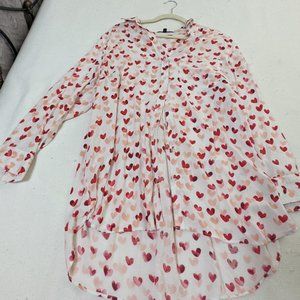 Velvet Heart blouse, 1X
